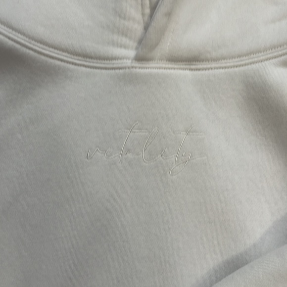 Balance athletica white cropped hoodie - Picture 2 of 3